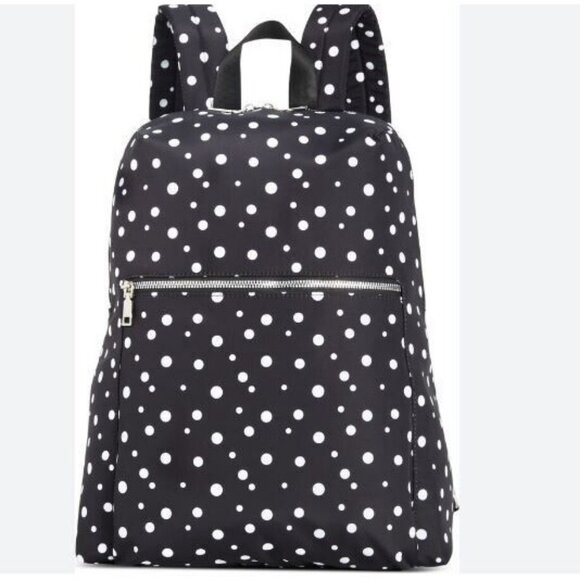 INC Layla travel nylon recycled materials women's backpack bag- DOTS - Picture 1 of 10